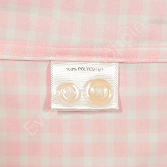 Peter Millar Shirt Mens L Pink Summer Comfort Plaid Natural Touch Winston - Picture 5 of 6